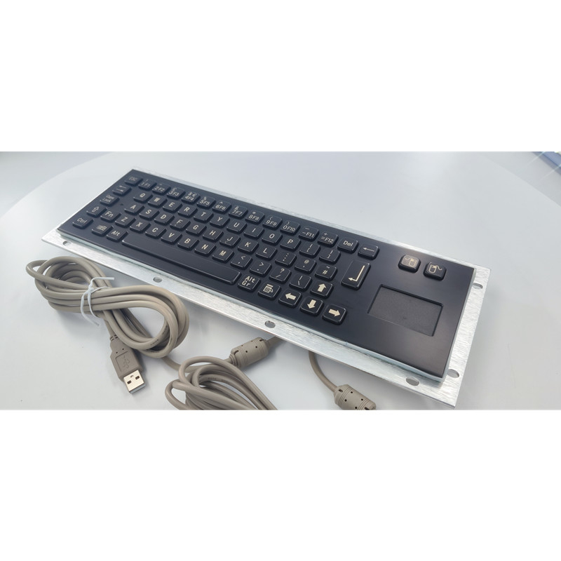 Teclado industrial del quiosco SS304 del servicio del uno mismo con color del negro del panel táctil