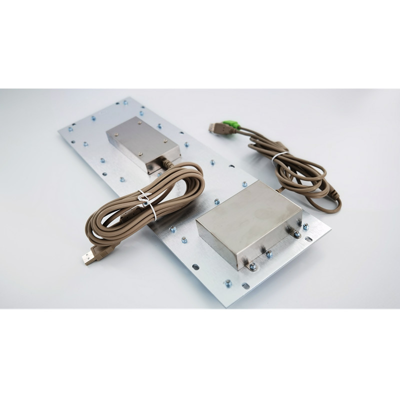 teclado industrial cableado con panel táctil US Diseño del panel frontal Dimensión 392 X 110 mm