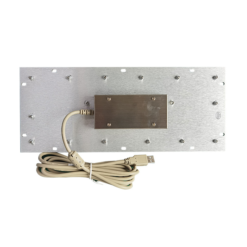 65 teclas IP65 a prueba de polvo teclado de grado médico teclado de metal de acero inoxidable con interfaz USB