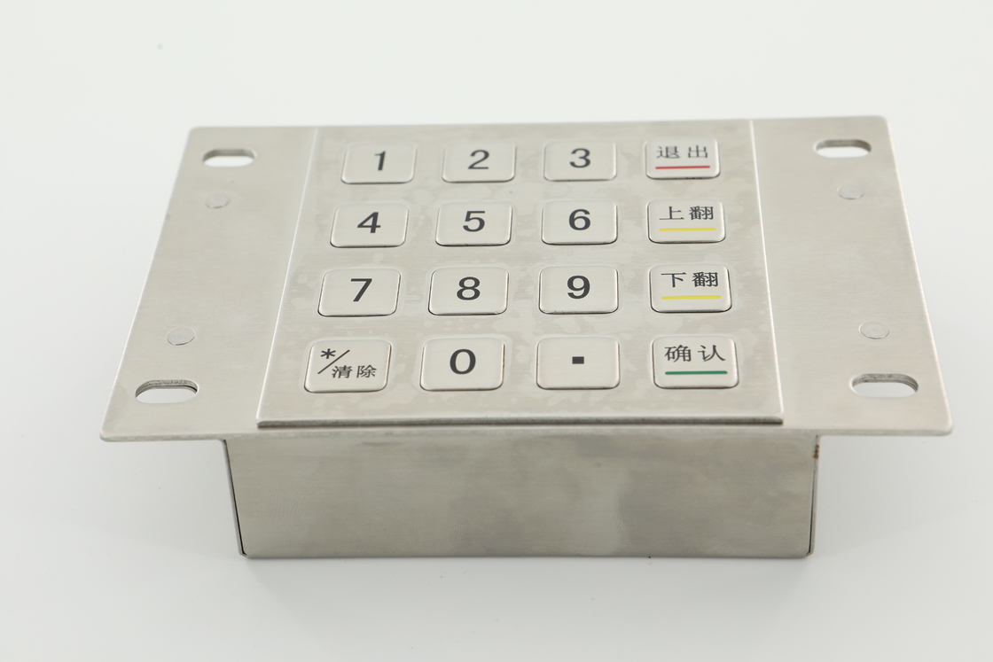las teclas 3.6N cifraron el telclado numérico de la máquina del cajero automático del PCI 4,0 de las llaves numéricas de Pin Pad 10