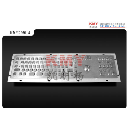 Teclado del metal del quiosco del interfaz de la prenda impermeable USB PS2 de la FCC para la plataforma industrial del control