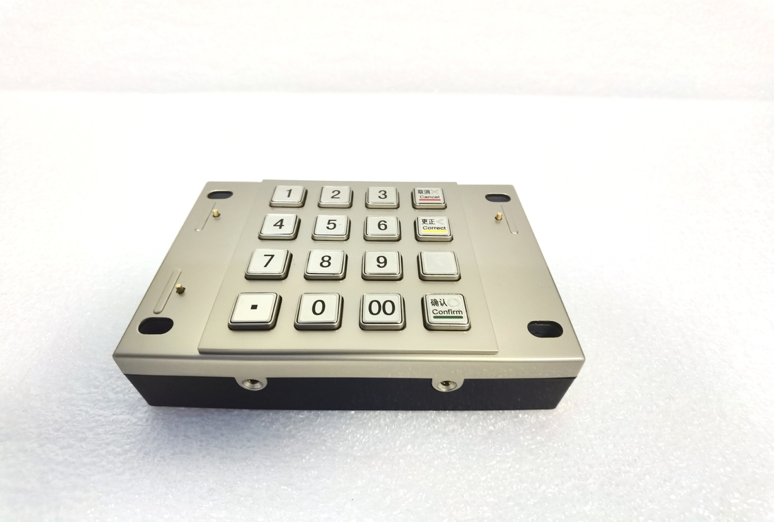 FCC de RoHS cajero automático 1.2KG Pin Pad Bank Machine Keypad de 87,5 x de 91.5m m